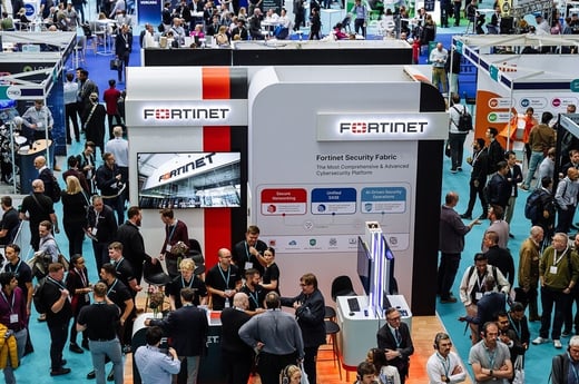 Fortinet stand at International Cyber Expo