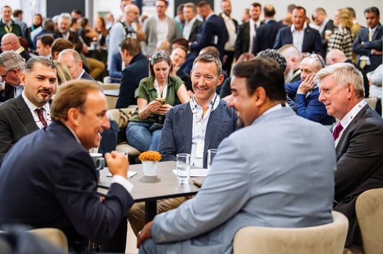 Networking at International Security Expo